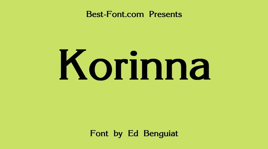 Korinna Font