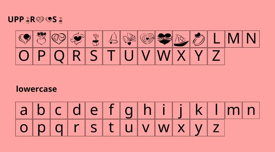 KR Cuori Divertenti 2 Font Preview