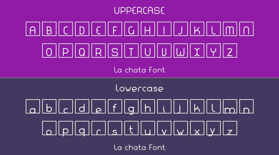 La chata Font Preview