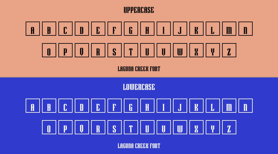 Laguna Creek Font Preview