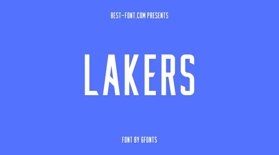 Lakers Font