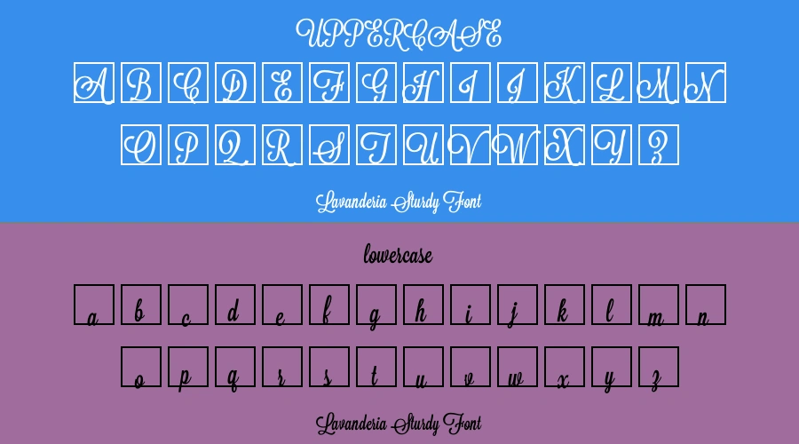 Lavanderia Sturdy Font Preview