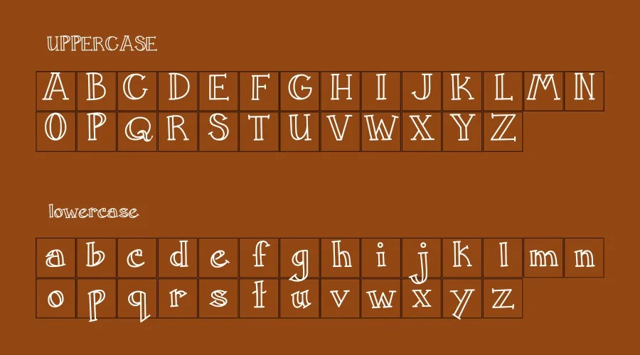 Ld Double Line Font Preview