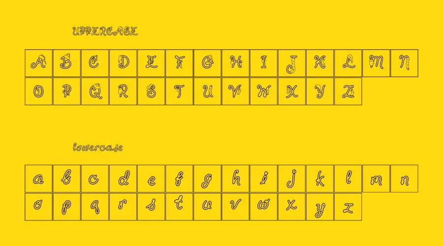 LD Warm & Cozy Font Preview