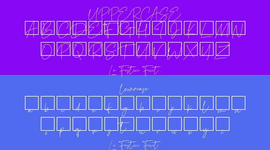 Le Festin Font Preview