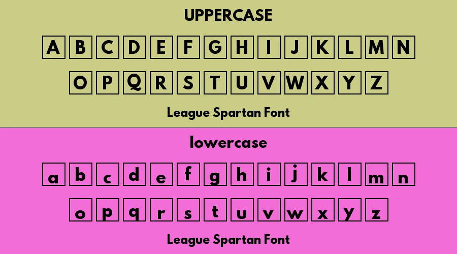 League Spartan Font Preview