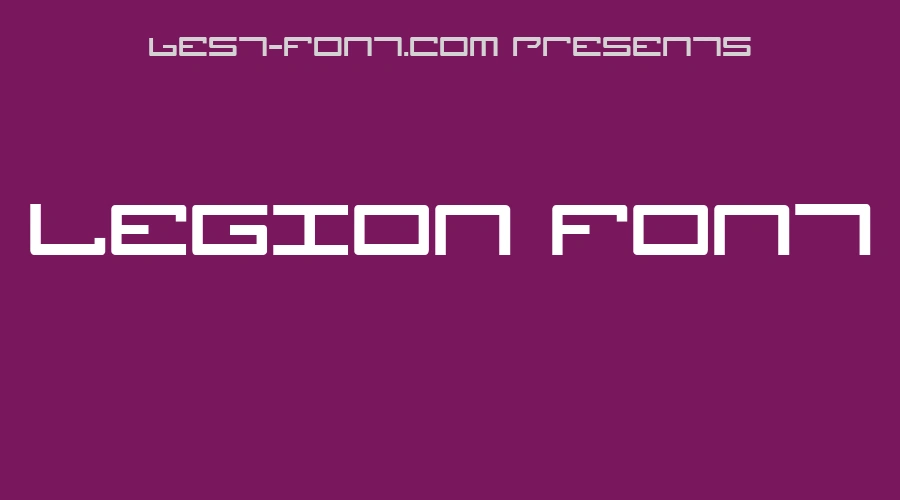 Legion Font