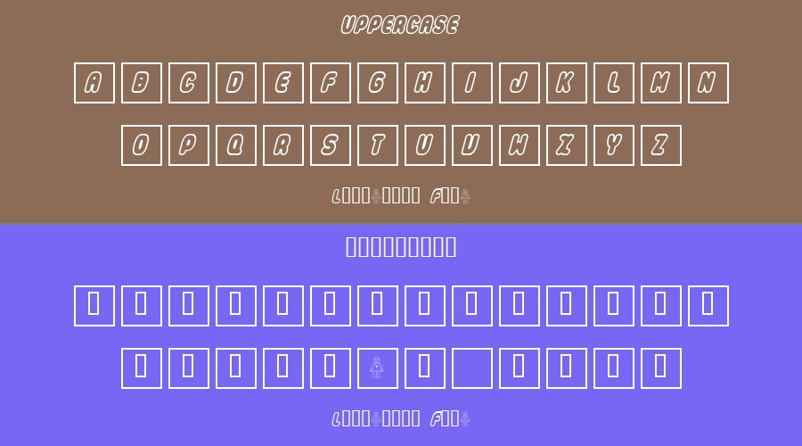 Legothick Font Preview