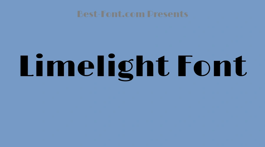 Limelight Font