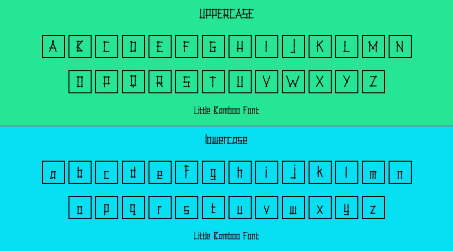 Little Bamboo Font Preview