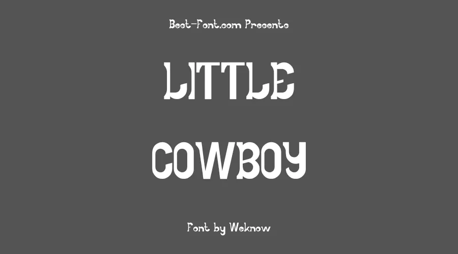 Little Cowboy Font