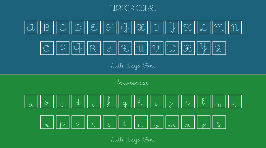Little Days Font Preview