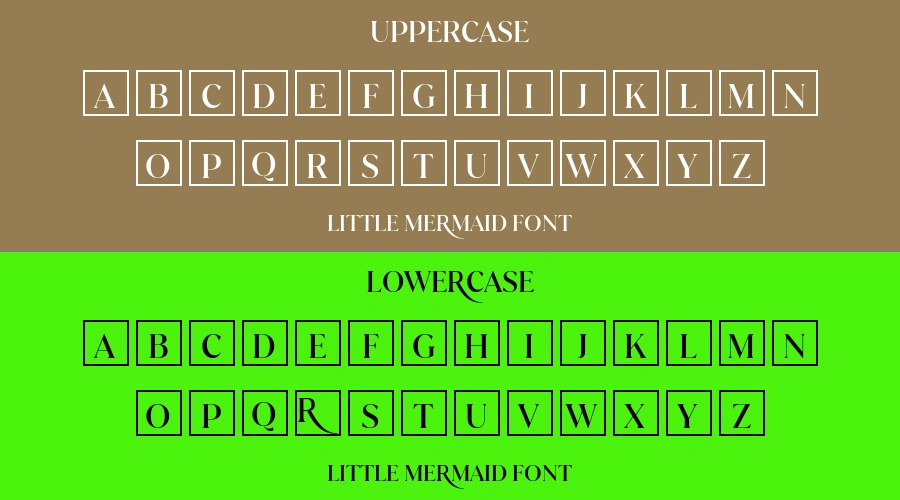 Little Mermaid Font Preview