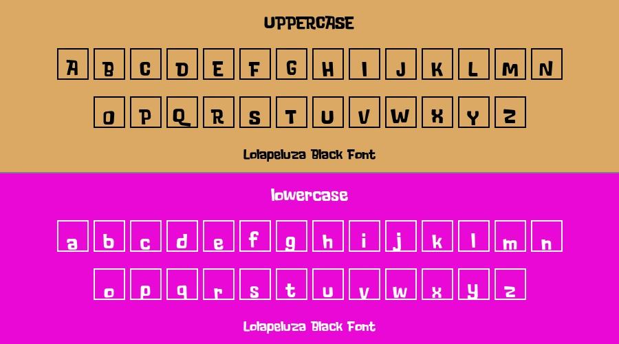Lolapeluza Black Font Preview