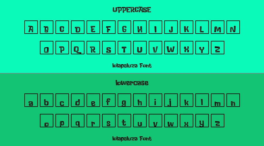 lolapeluza Font Preview