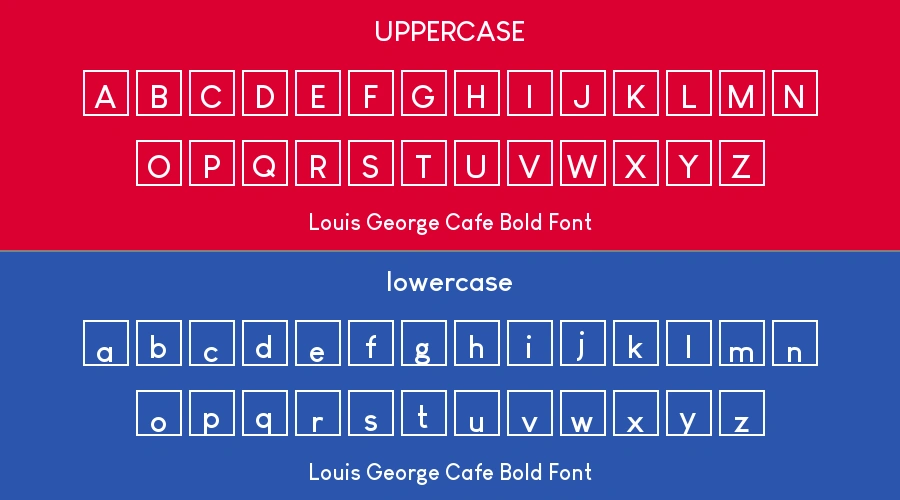 Louis George Cafe Bold Font Preview