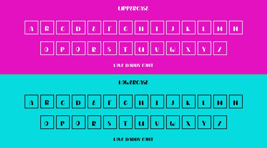 Love Daddy Font Preview