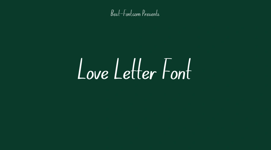 Love Letter Font