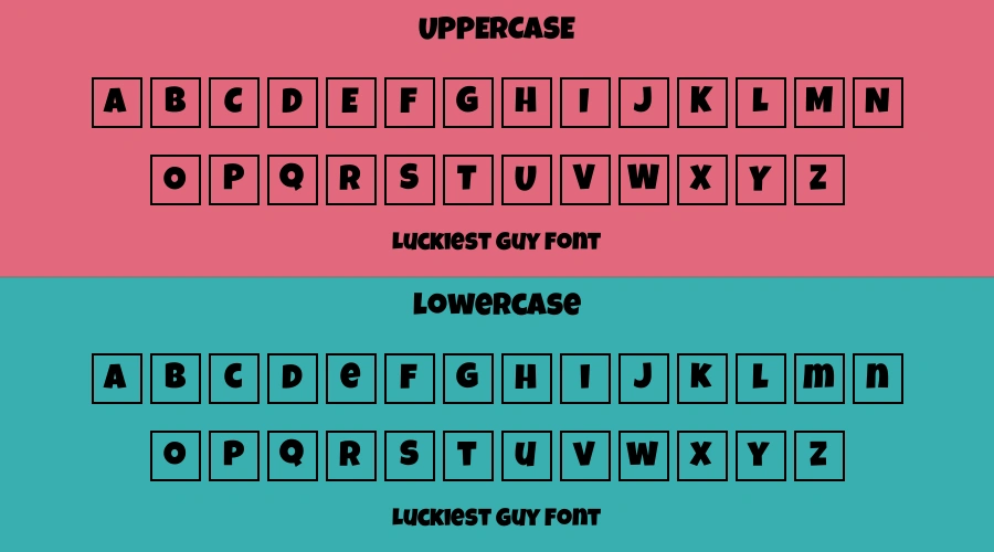 Luckiest Guy Font Preview