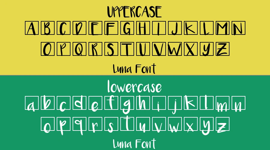 Luna Font Preview