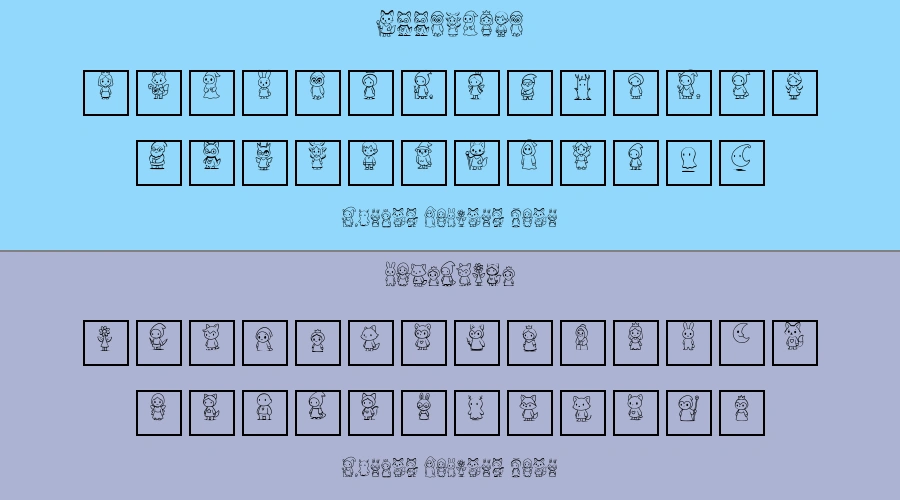 Lutins Volants Font Preview