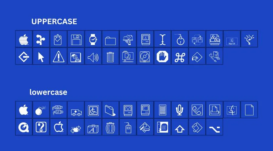 Mac Dingbats Font Preview