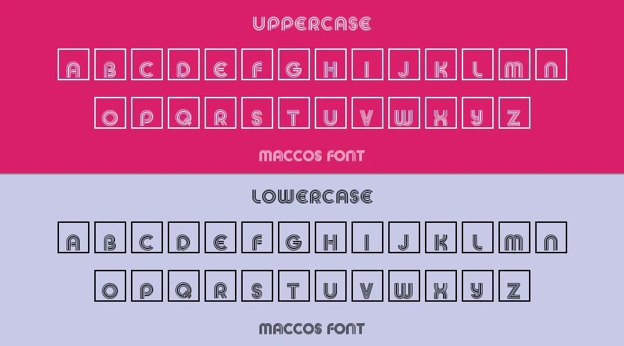 MACCOS Font Preview