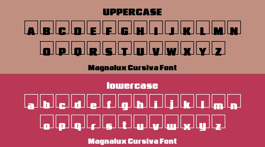Magnalux Cursiva Font Preview
