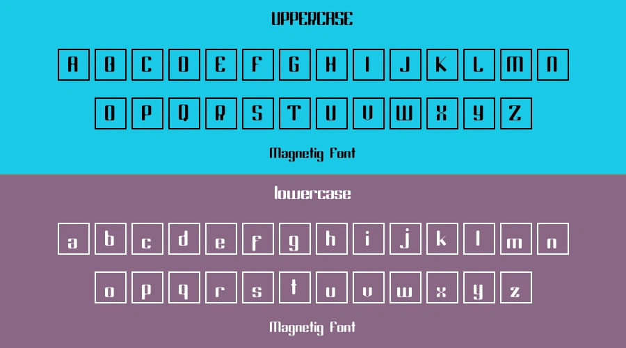 Magnetig Font Preview