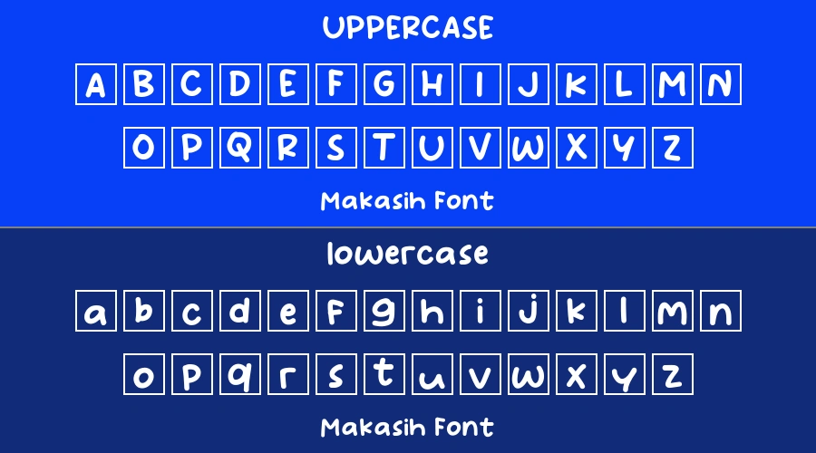Makasih Font Preview