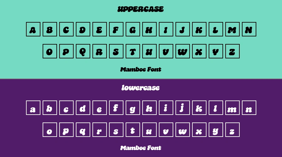 Mamboe Font Preview