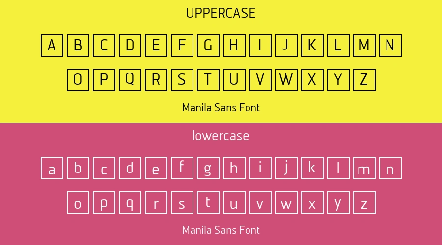 Manila Sans Font Preview