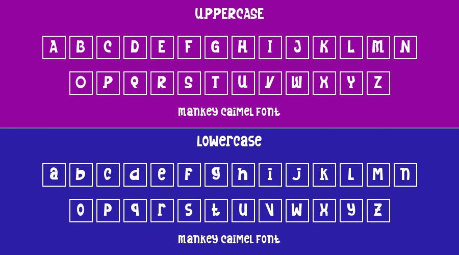 Mankey Caimel Font Preview