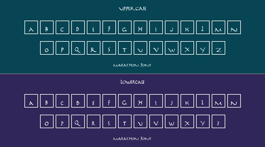 Marathon Font Preview