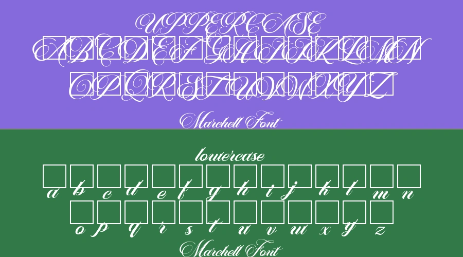 Marchell Font Preview