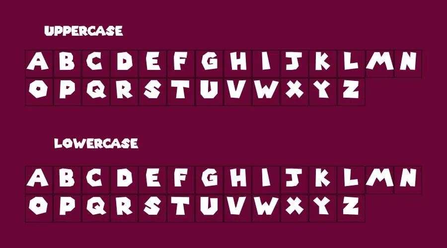 Mario Font Preview