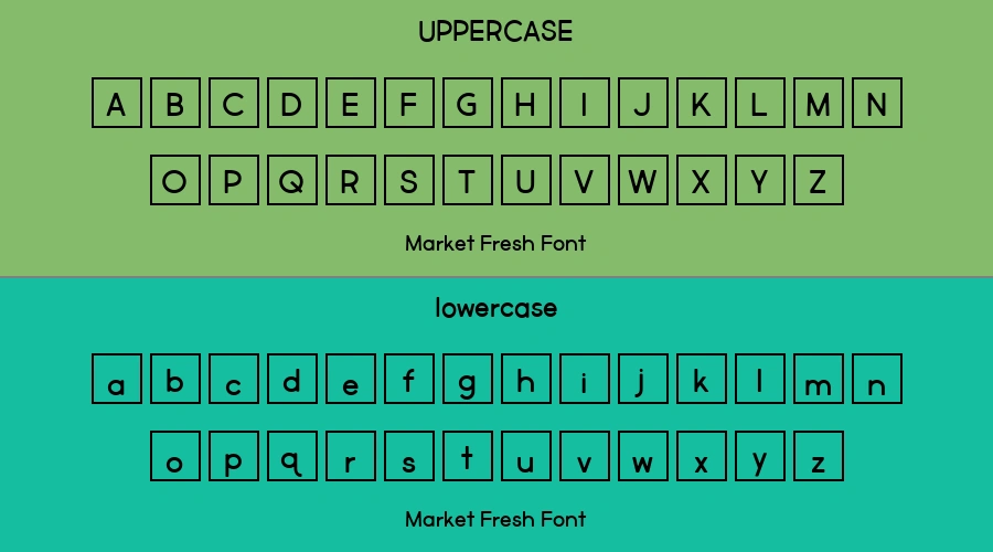 Market Fresh Font Preview