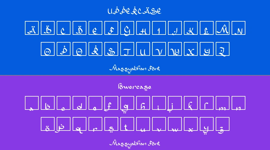 Massyabhan Font Preview