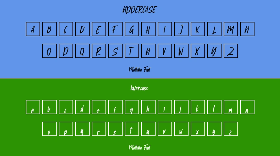 Mattolla Font Preview
