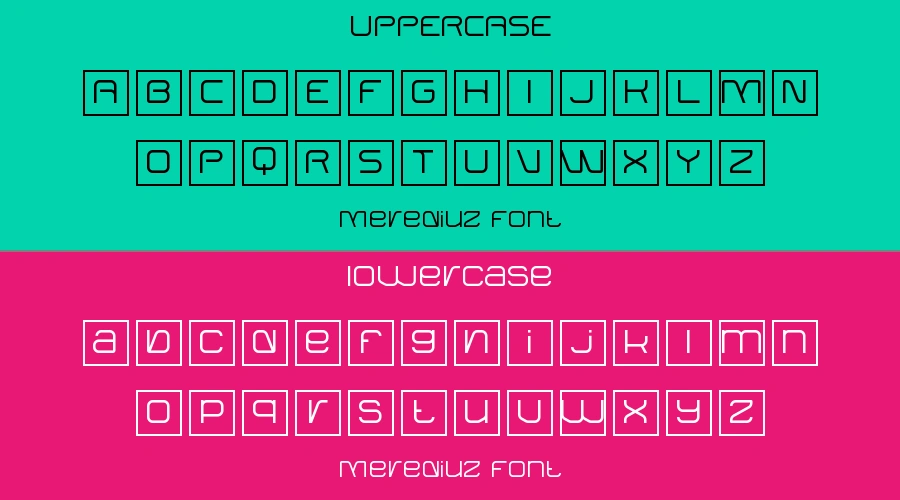 Merediuz Font Preview