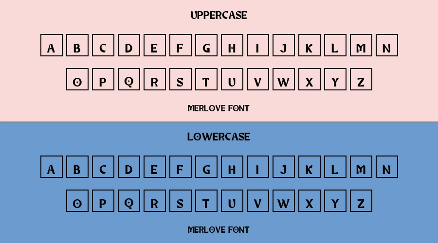 Merlove Font Preview