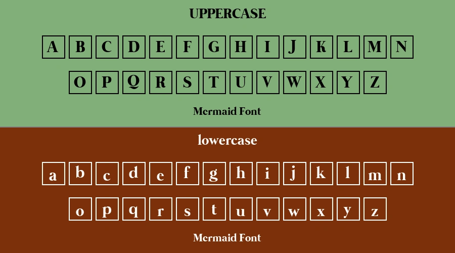 Mermaid Font Preview