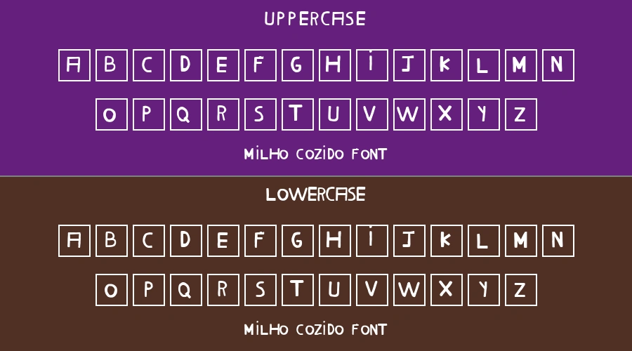Milho Cozido Font Preview