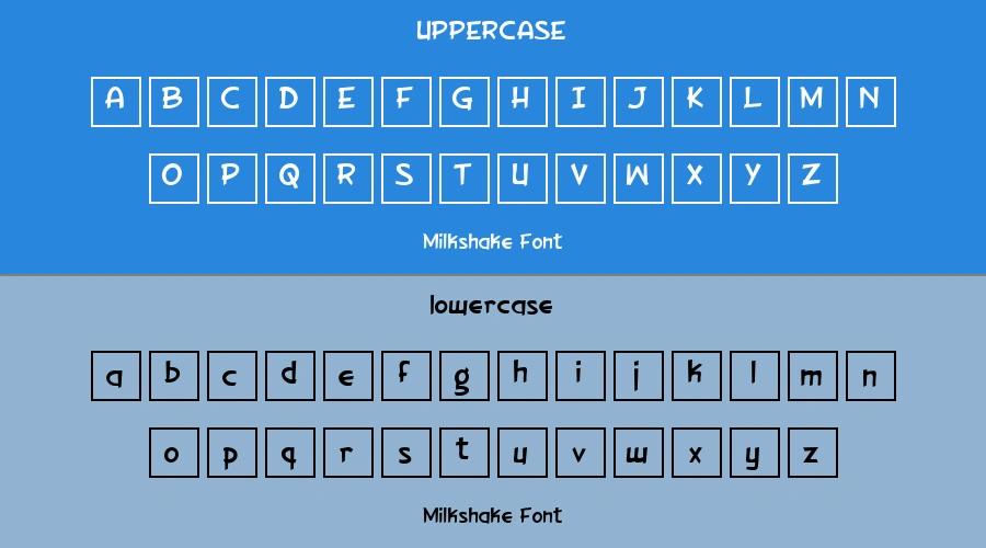 Milkshake Font Preview