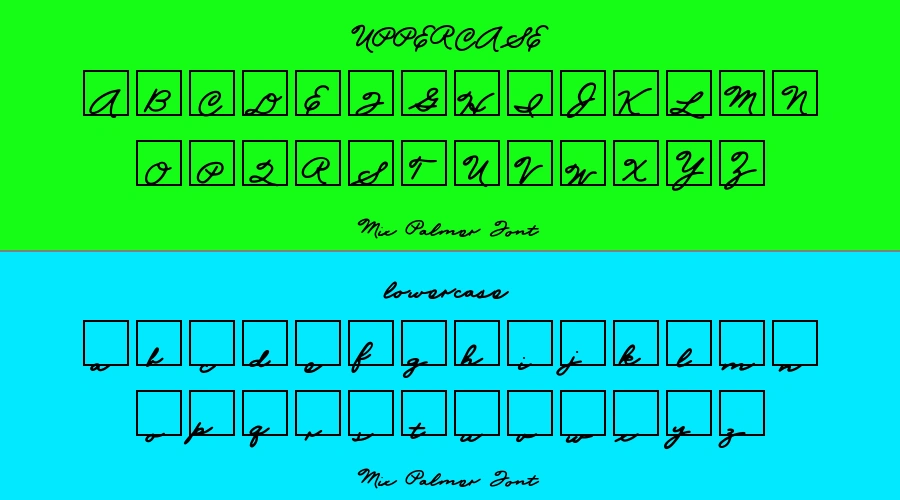 Mix Palmer Font Preview