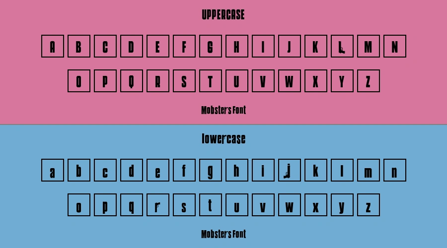 Mobsters Font Preview