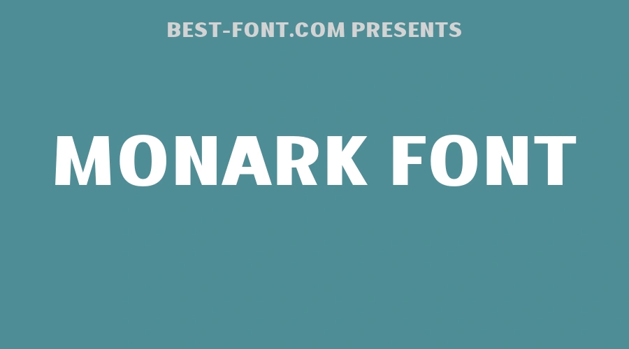 Monark Font