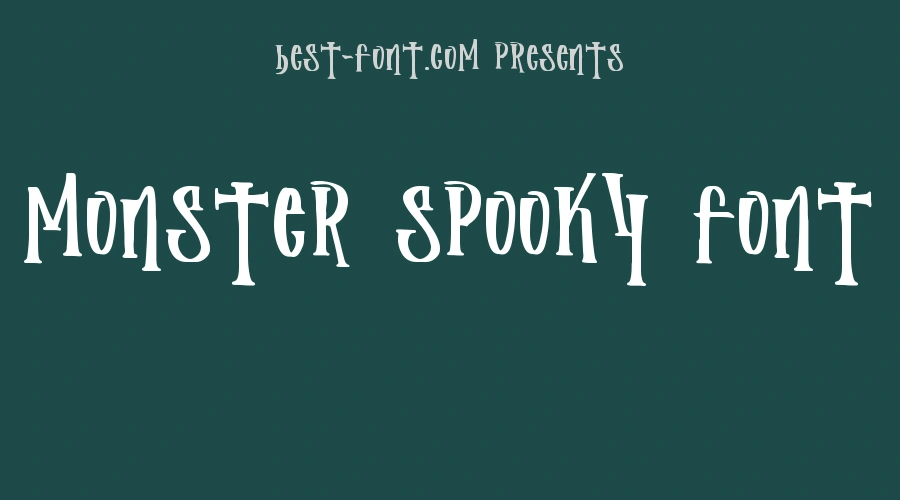 Monster Spooky Font