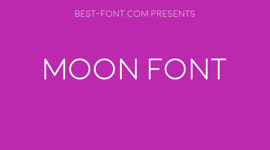 Moon Font