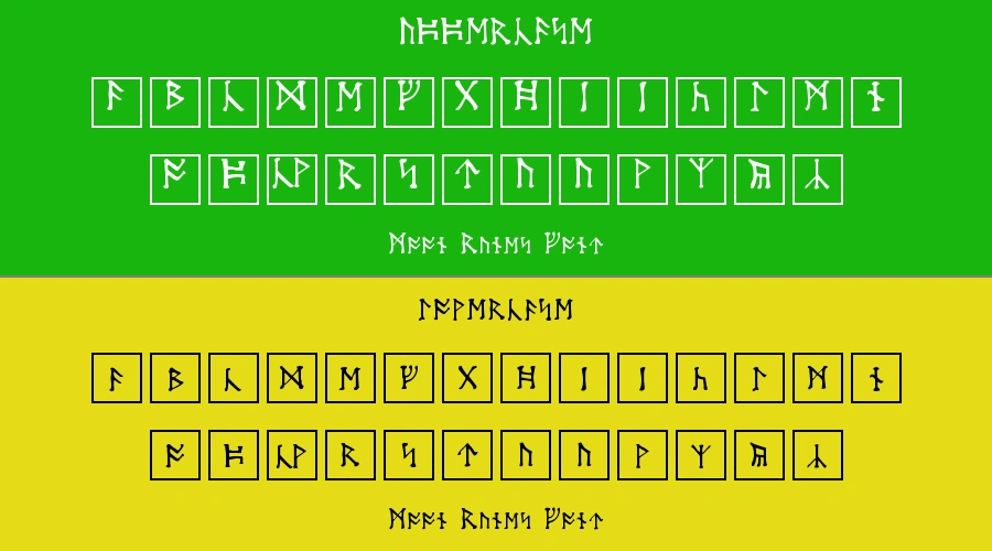 Moon Runes Font Preview